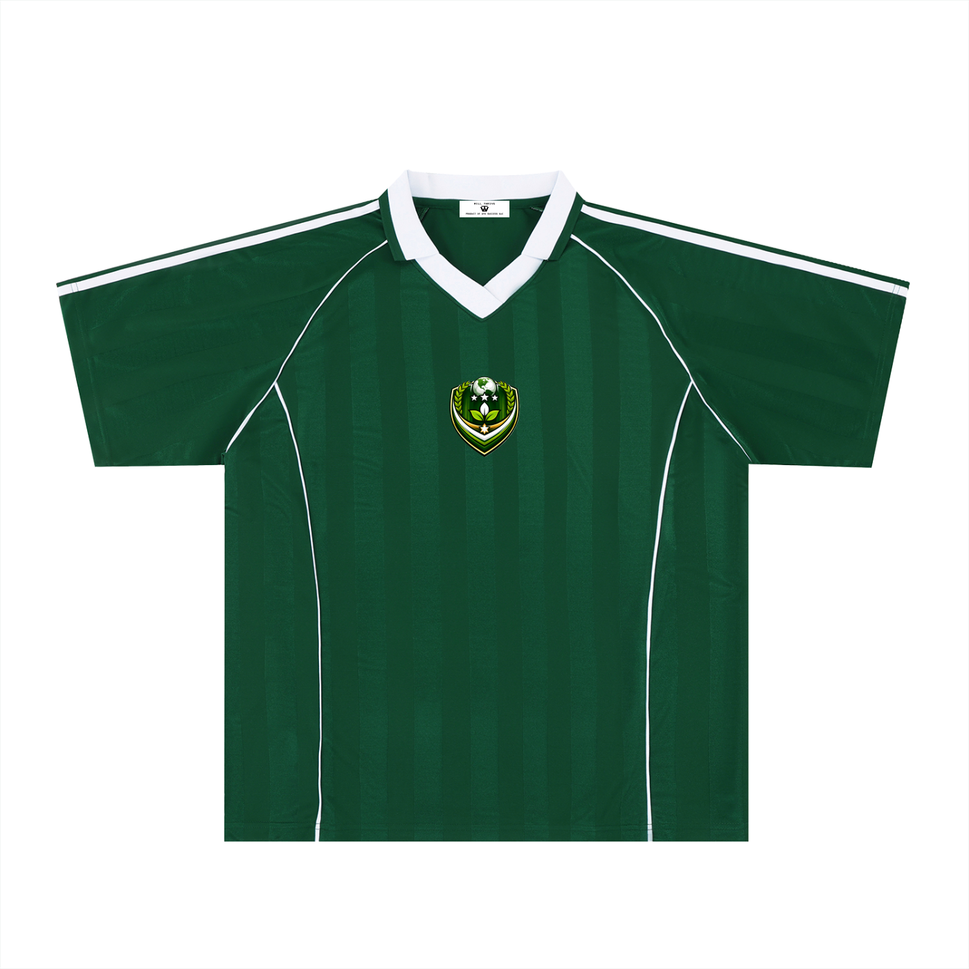 WT Heritage Jersey Green/White - Streetwear Fit by WILL THRIVE