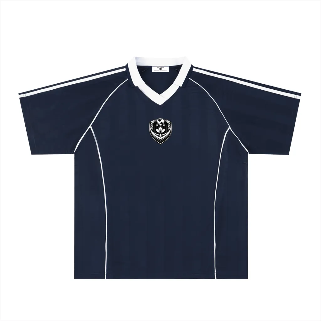 WT Heritage Jersey Royal Blue/White - Streetwear Fit by WILL THRIVE