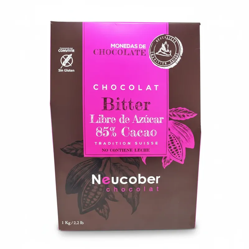Chocolate Bitter S/A 85% Cacao 1kg Neucober