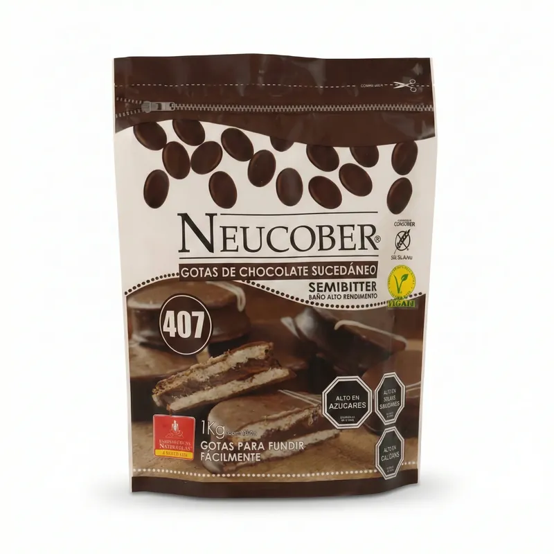 Chocolate 407 Semi Amargo 1 kg Neucober