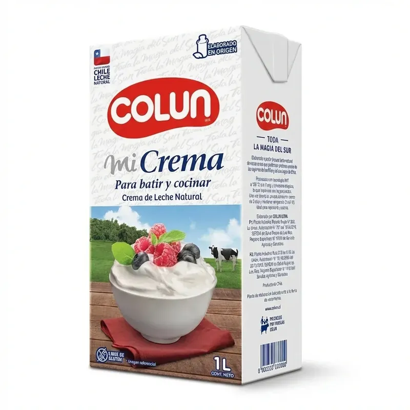 Crema de leche 1 L Colun
