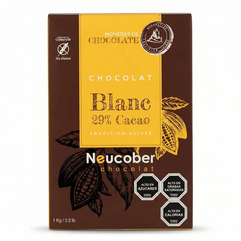 Chocolate Blanco 29% Cacao 1 kg Neucober