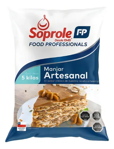 Manjar Artesanal Soprole 5 kg