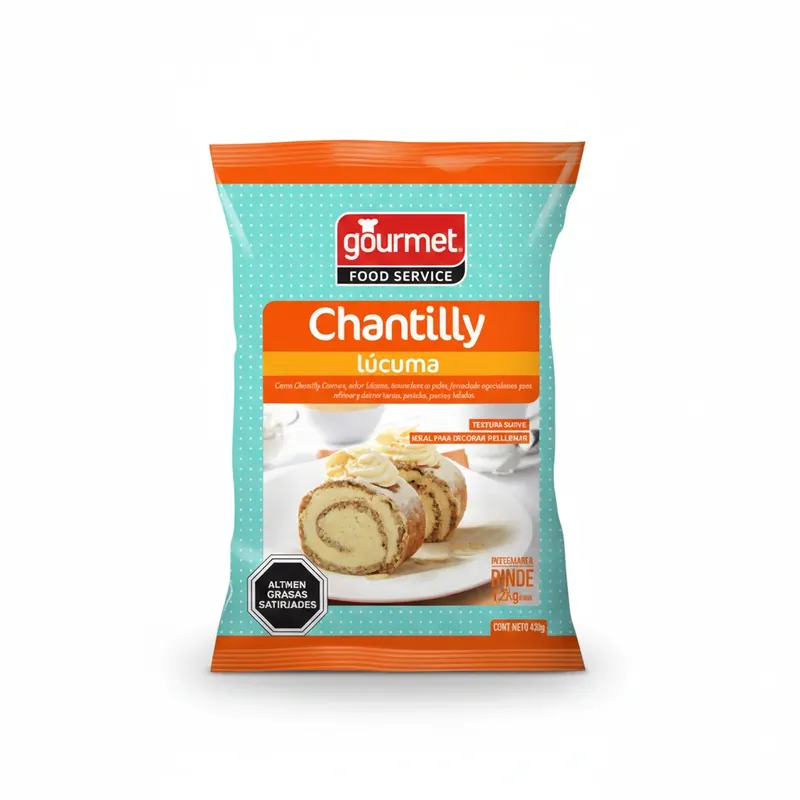 Chantilly Lúcuma 370 g Gourmet