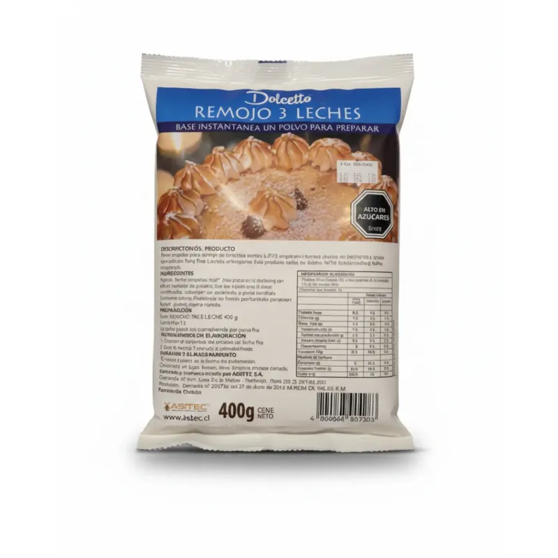 Remojo 3 Leches 400 g Dolcetto