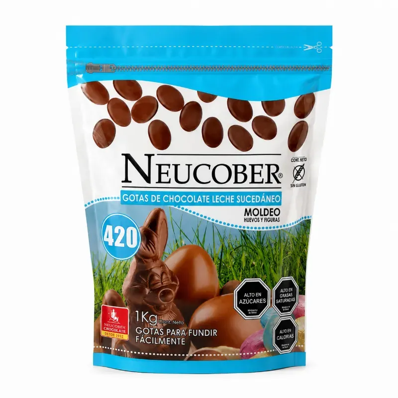 Chocolate 420 Leche 1 kg Neucober