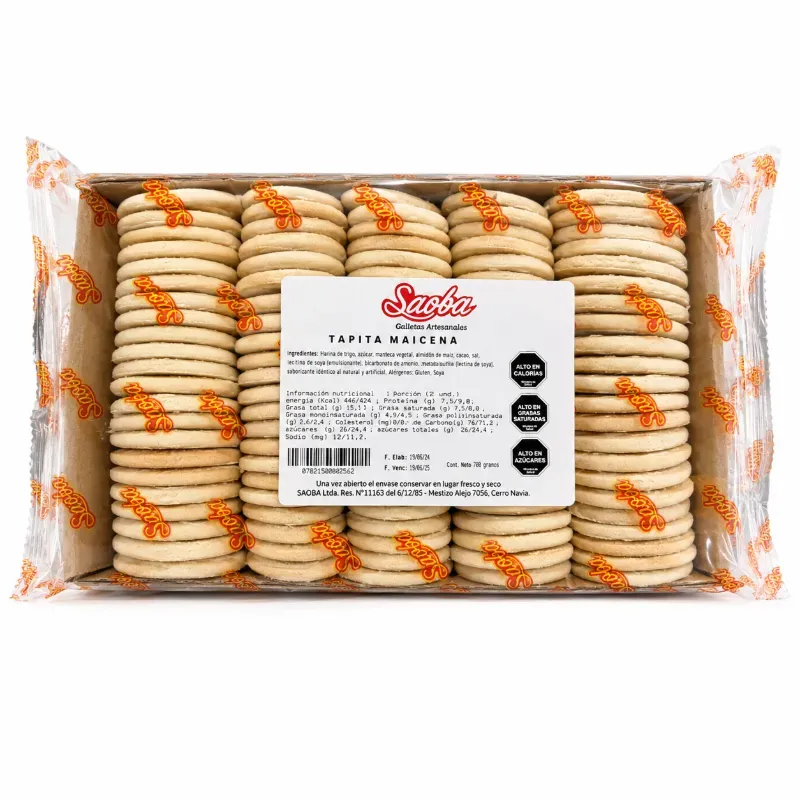 Galleta Maicena 700 g Saoba