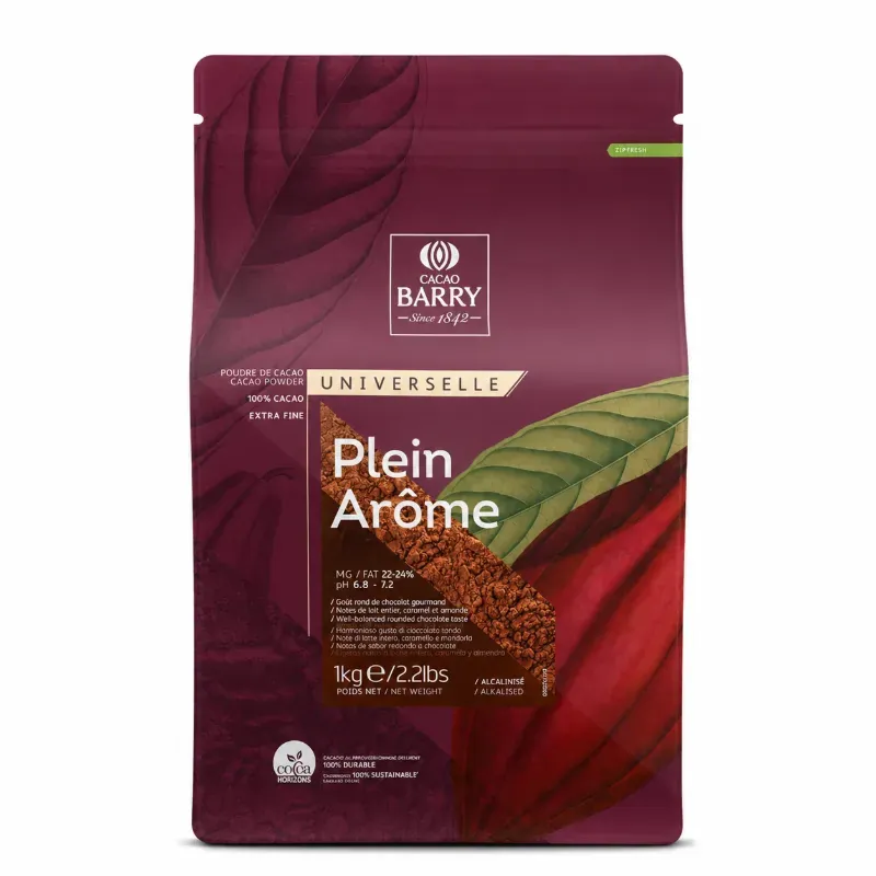 Cacao 100 % Barry 1 kg Callebaut