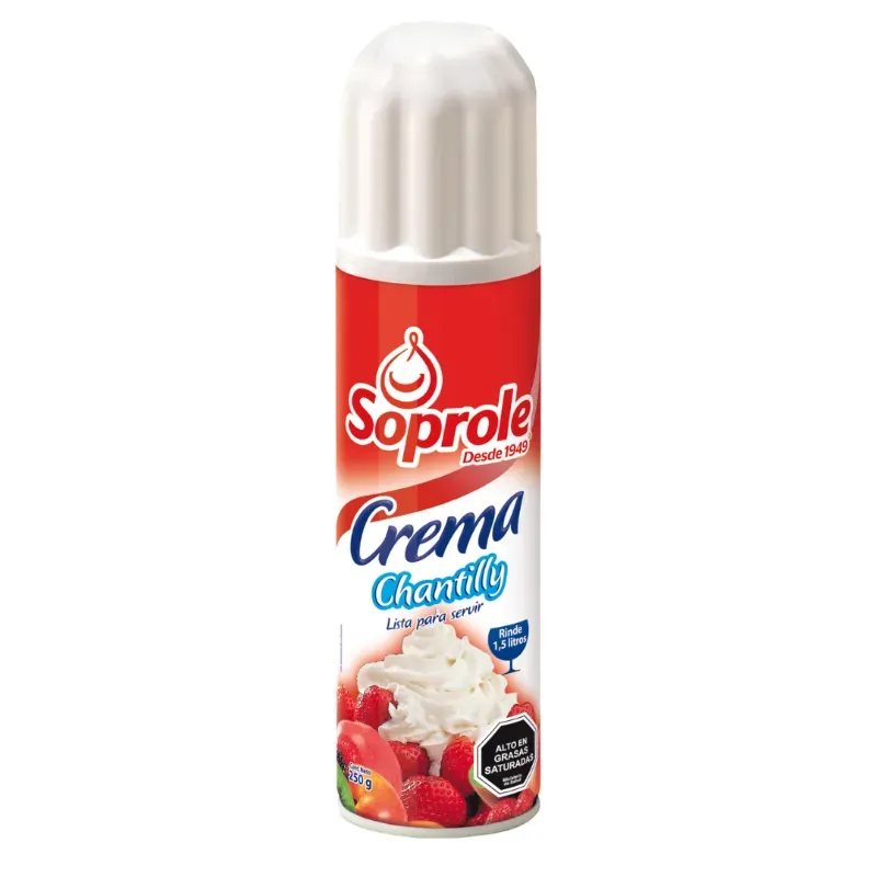 Chantilly Crema Lista 250 g Soprole