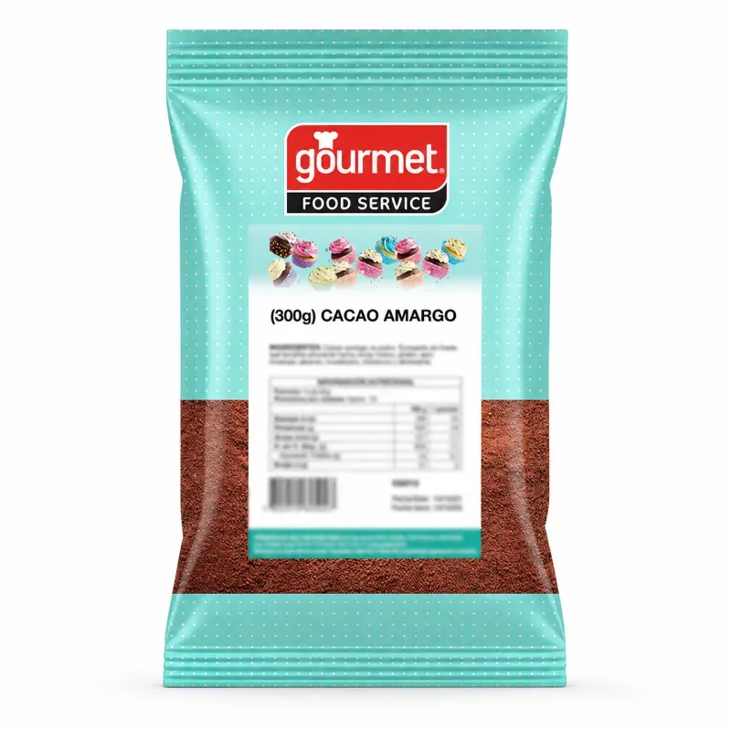 Cacao Amargo 100% 300 g Gourmet