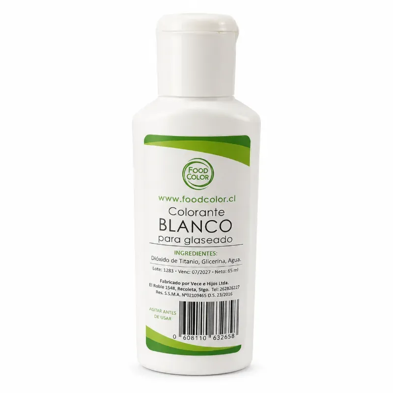 Colorante Blanco 60 ml Food Color