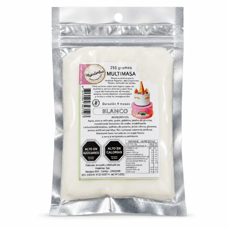 Fondant Blanco 250 g Kreatorta