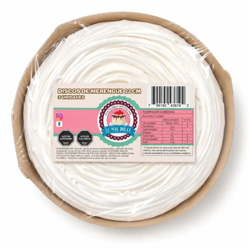 Disco Merengue 22 cm