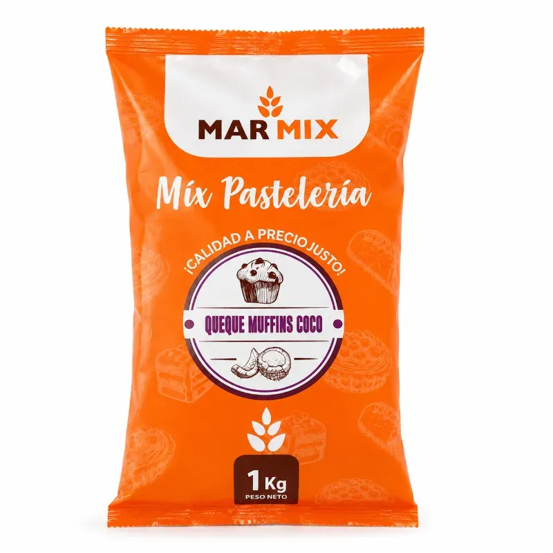 Queque Muffin Coco 1 kg Marmix