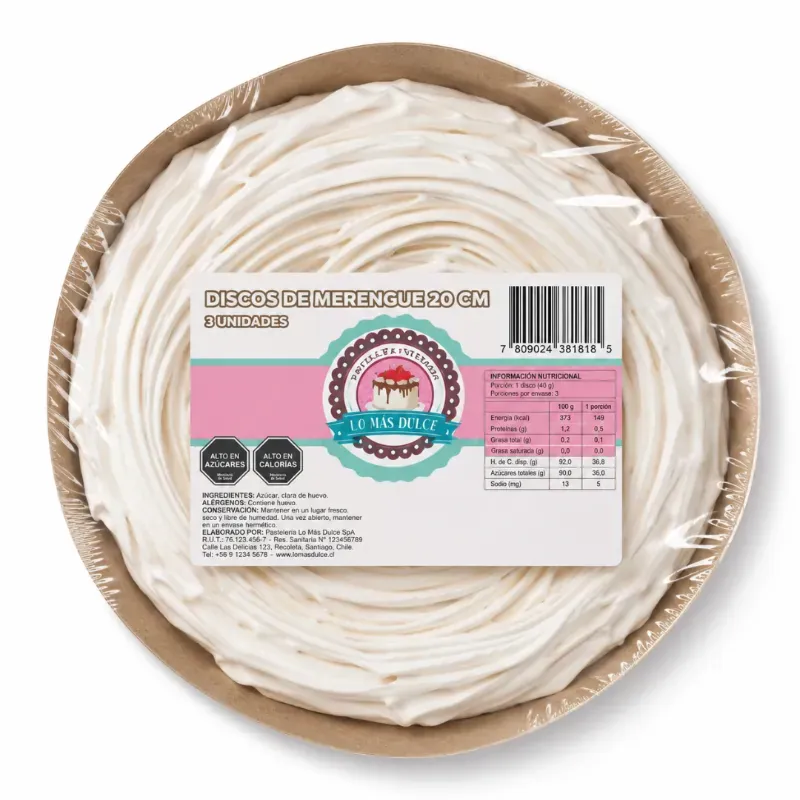 Disco Merengue 20 cm