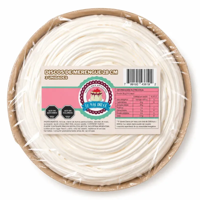 Disco Merengue 28 cm