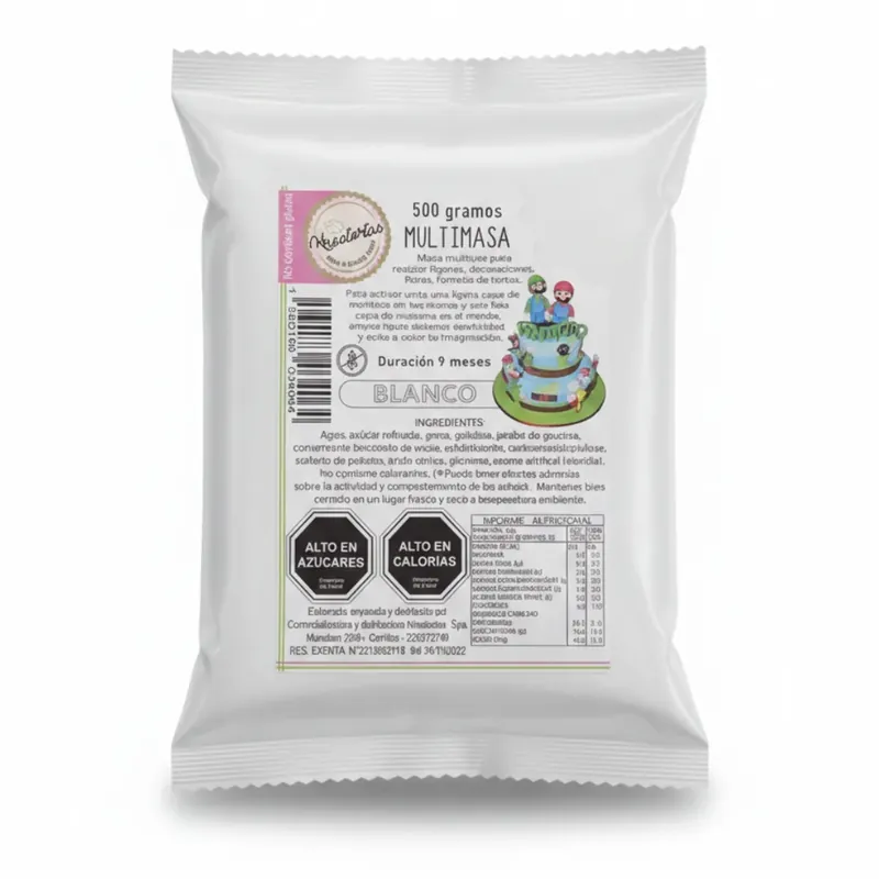 Fondant Blanco 500 g Kreatorta