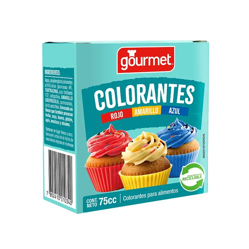 Colorante Primario X 3 Gourmet