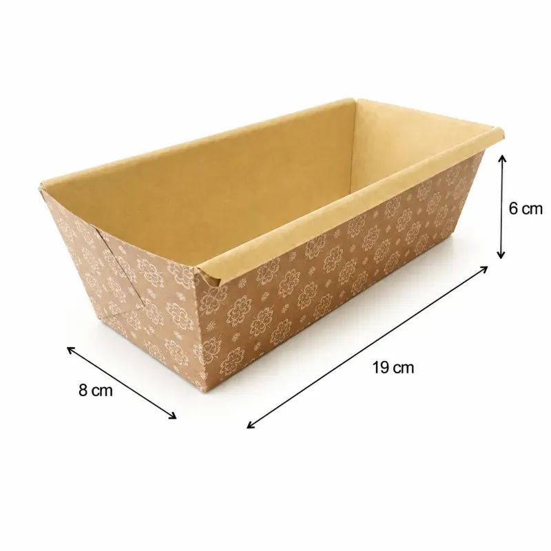 Molde Queque Rectangular 600 Grs
