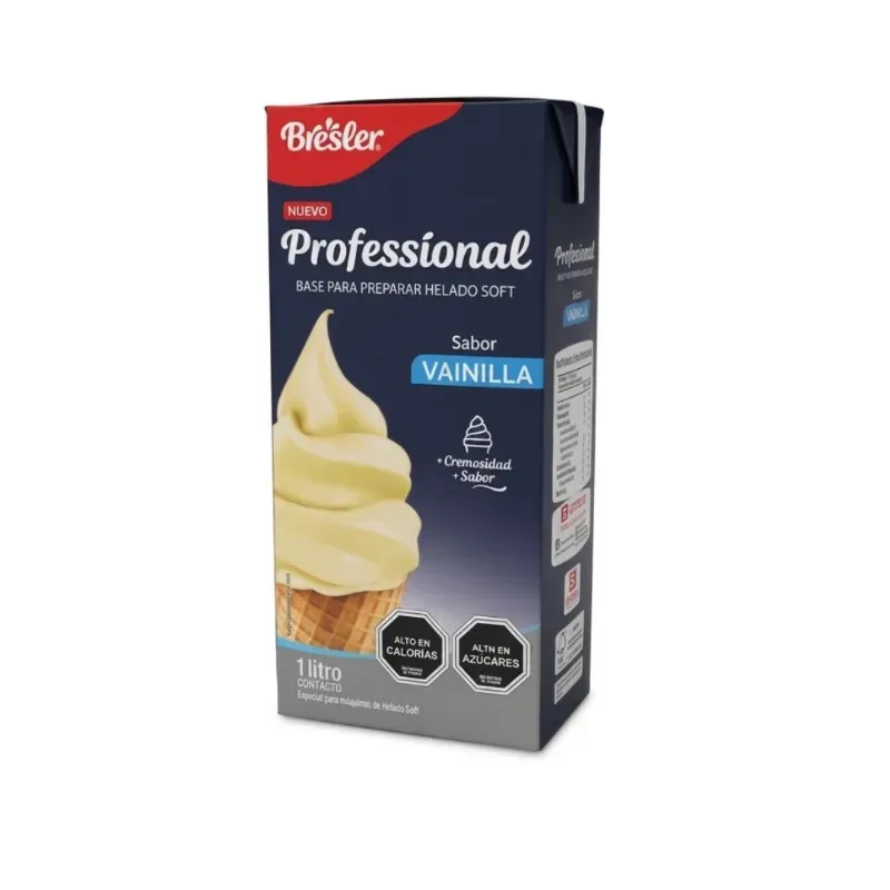 Base Helado Vainilla 1 L Bresler