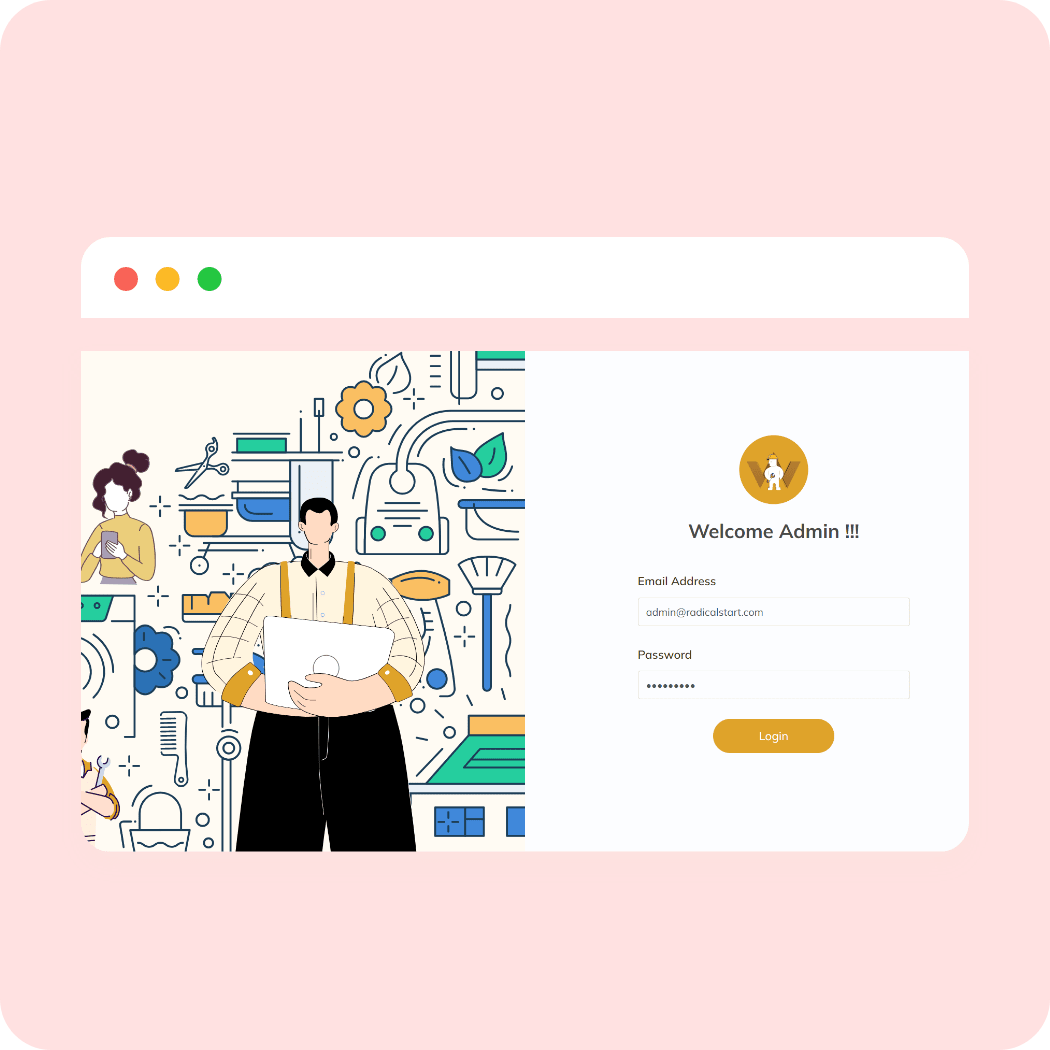 Admin panel demo