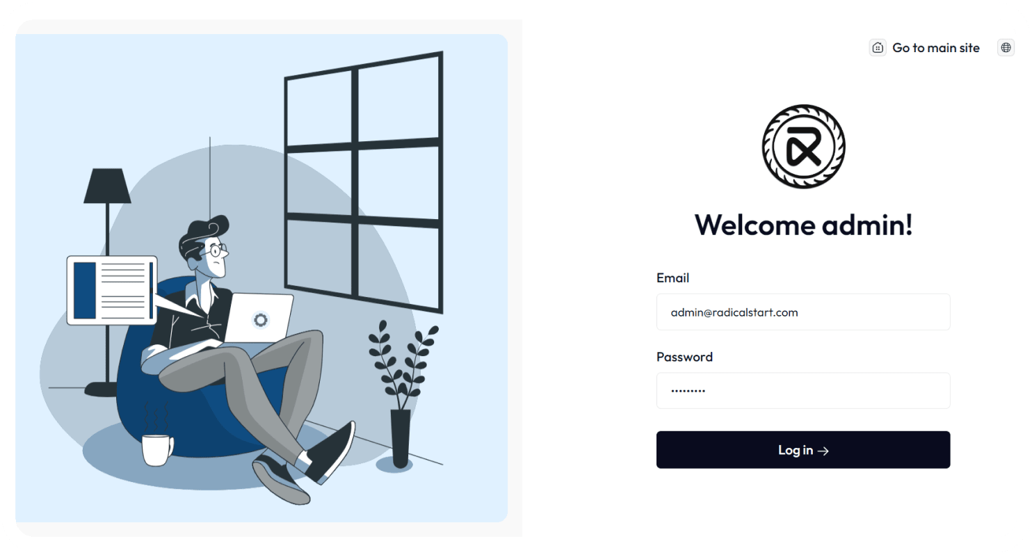 Admin Panel Demo