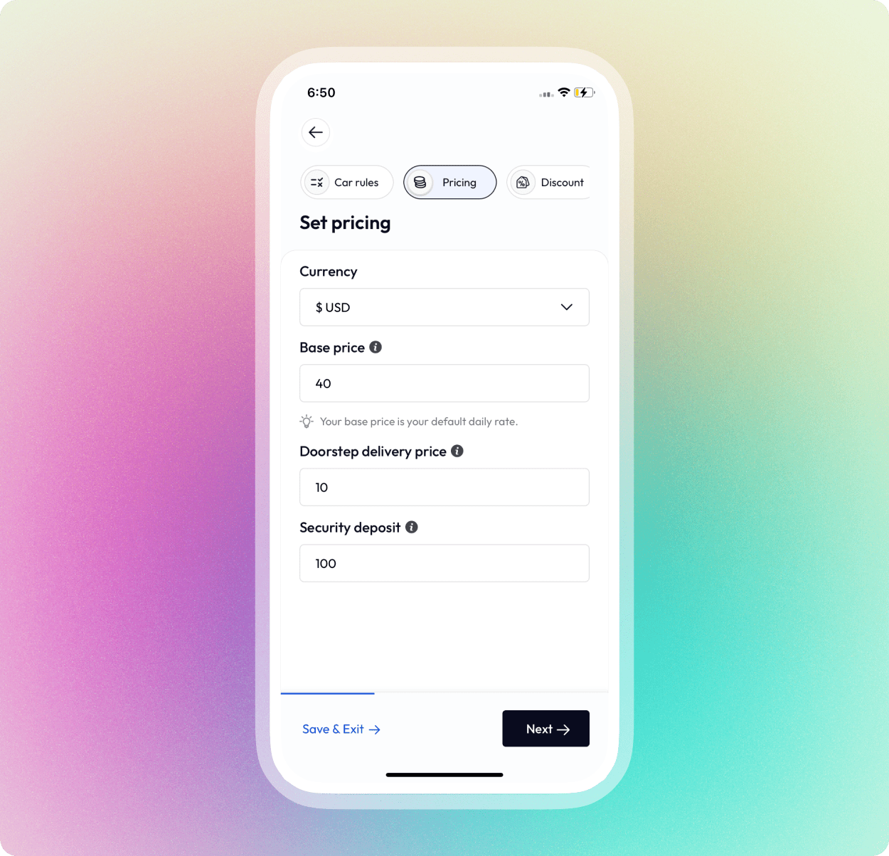 Claim security deposit