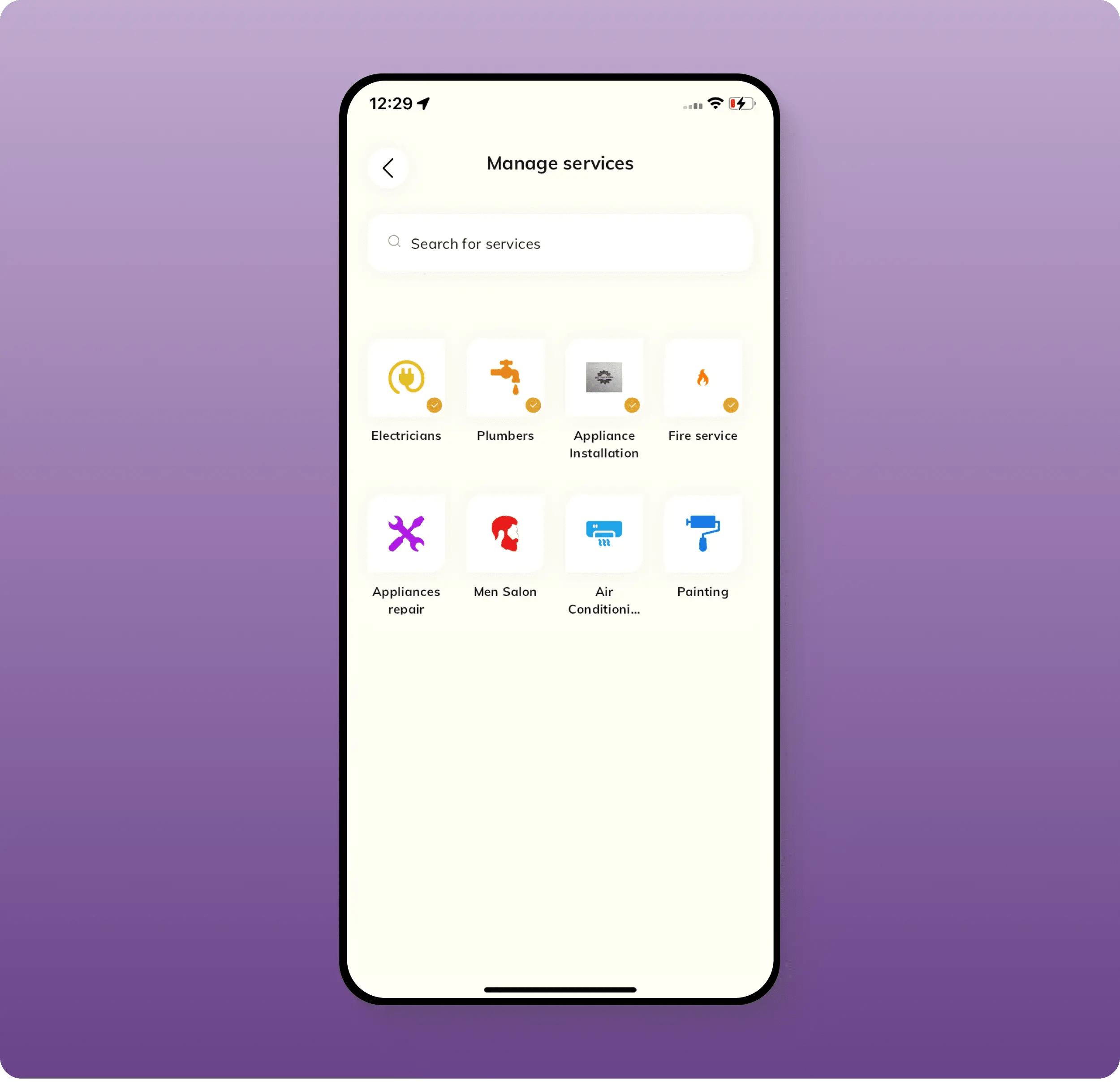 Manage service