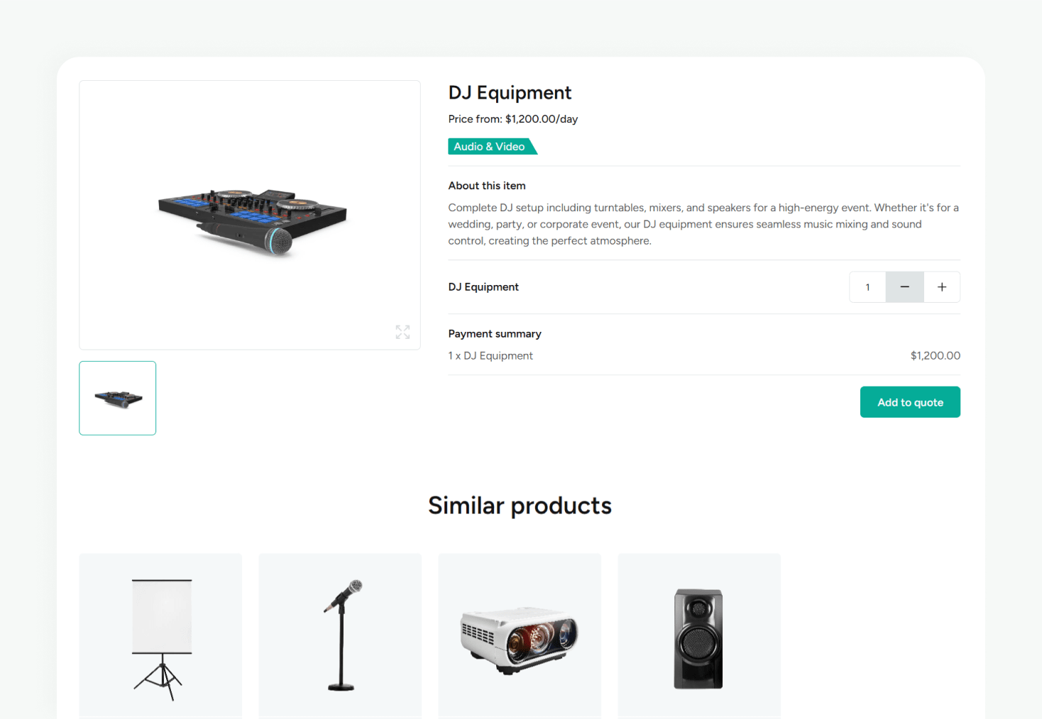 Products details icon