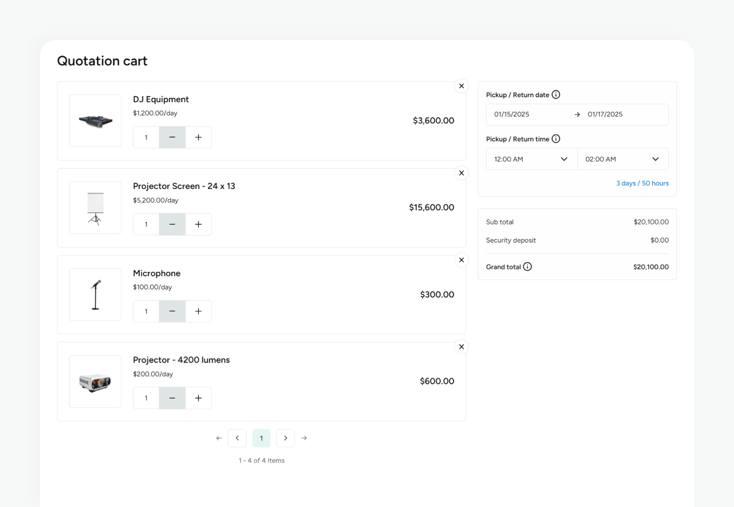 Request quotation icon