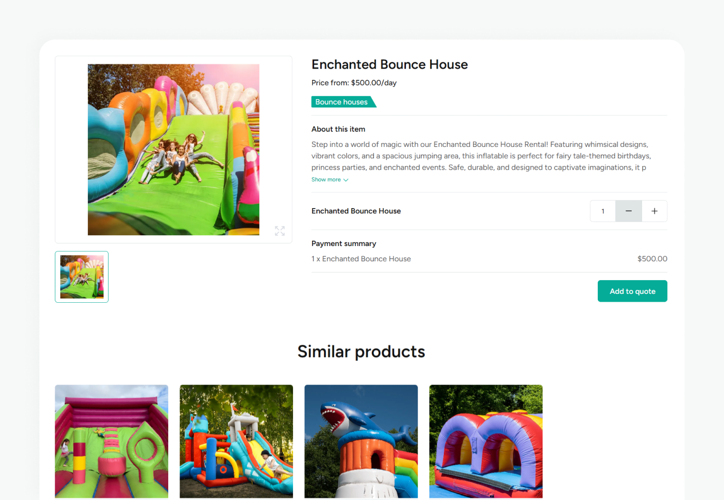 Products details icon