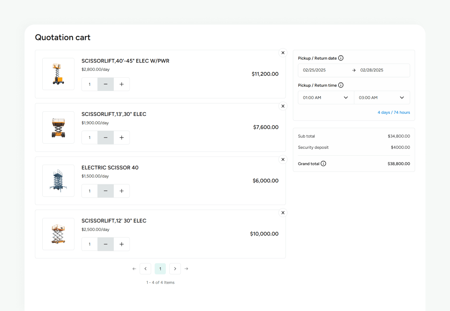 Request quotation icon