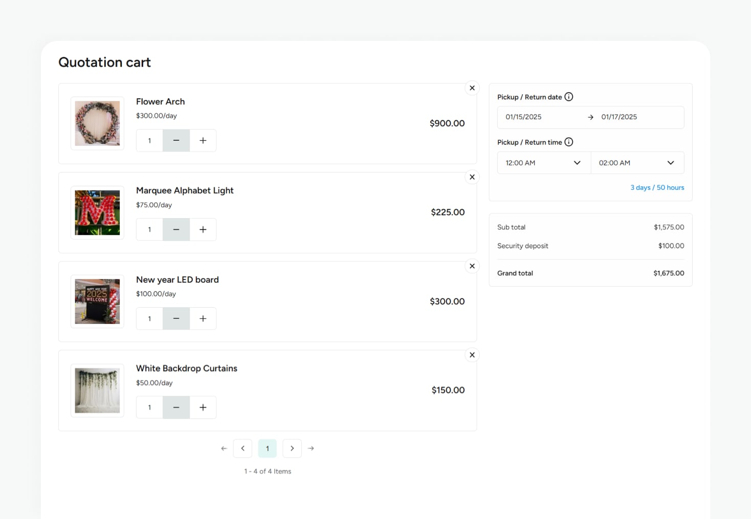 Request quotation icon
