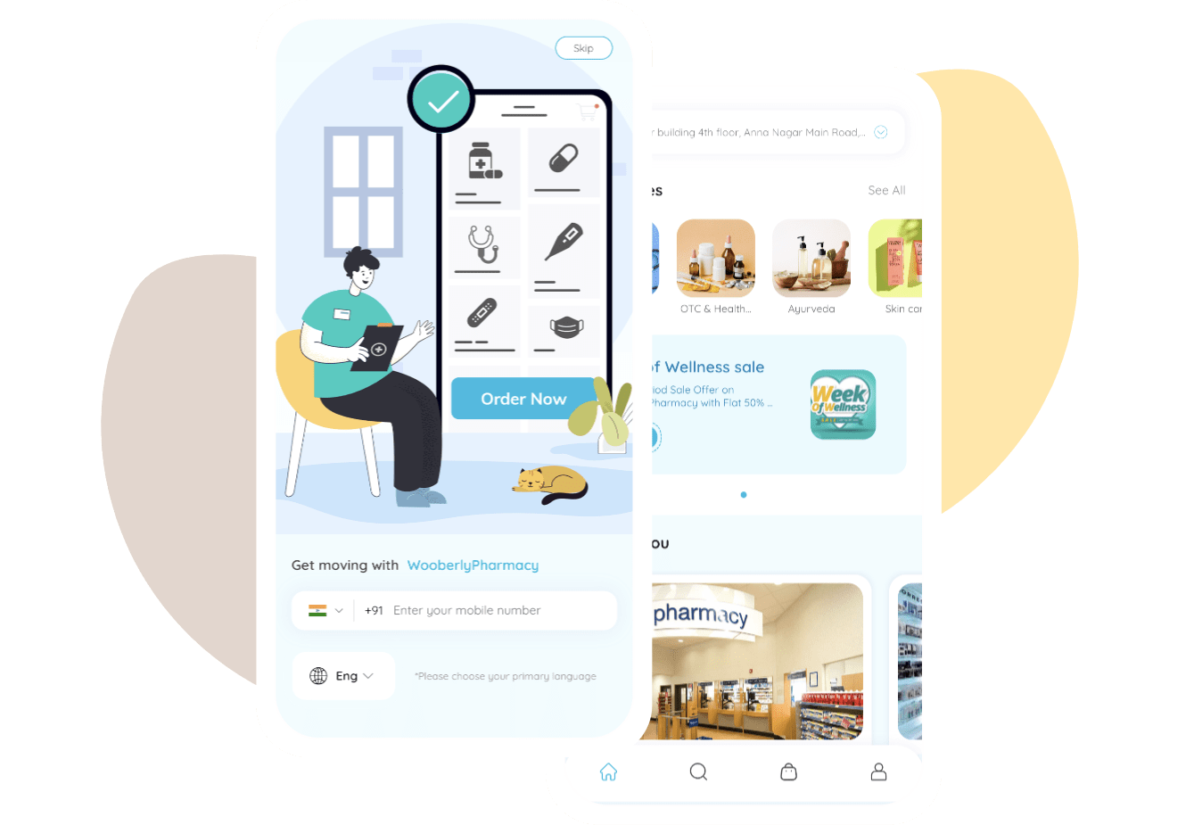 Pharmacy Delivery App Solution banner