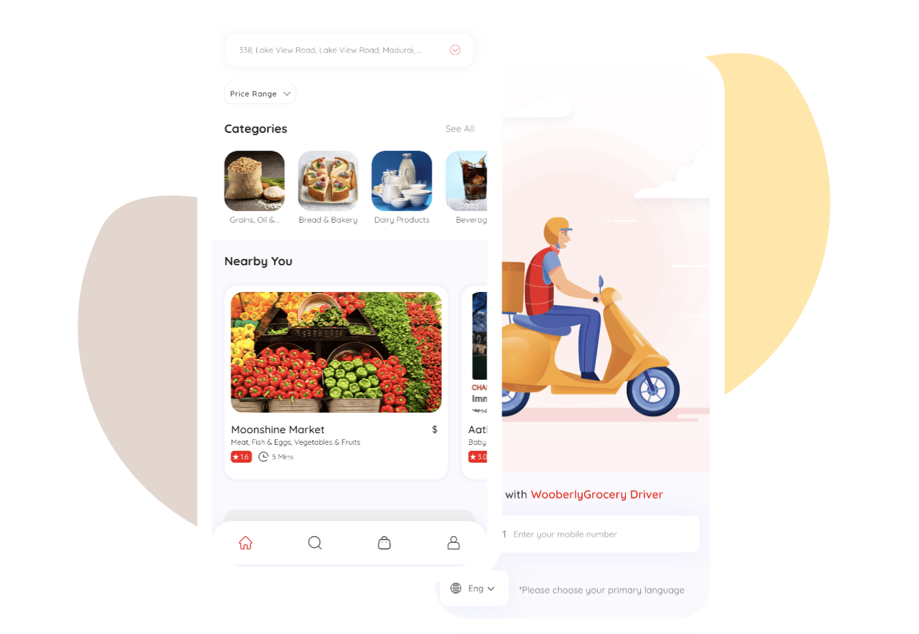 Grocery Delivery App Solution banner