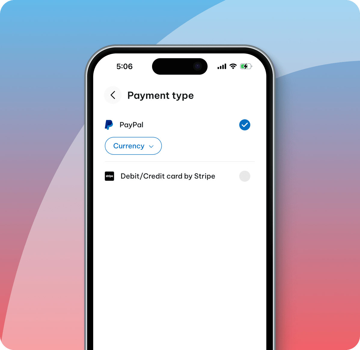 Use preferred payment options