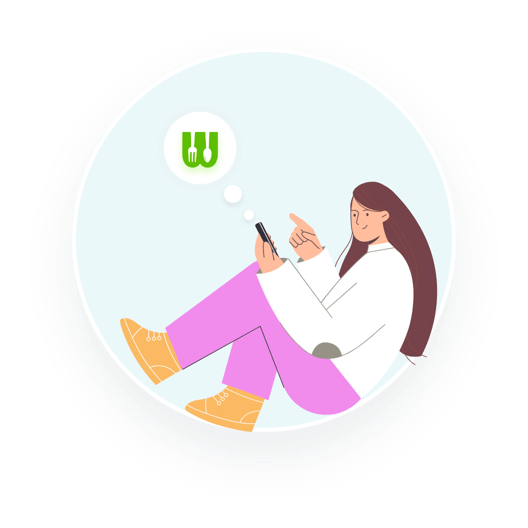 Online food ordering image