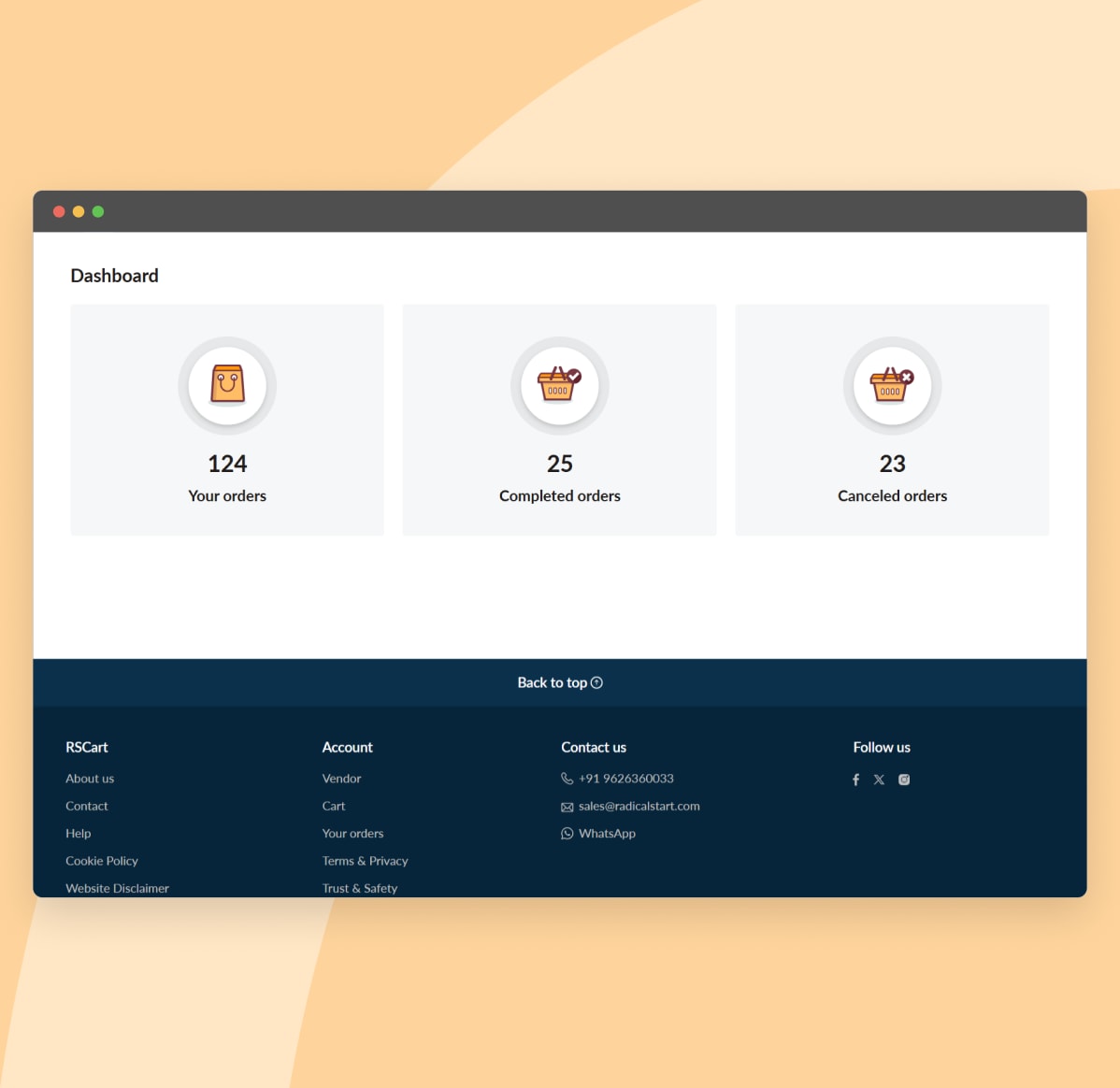 Get account overview