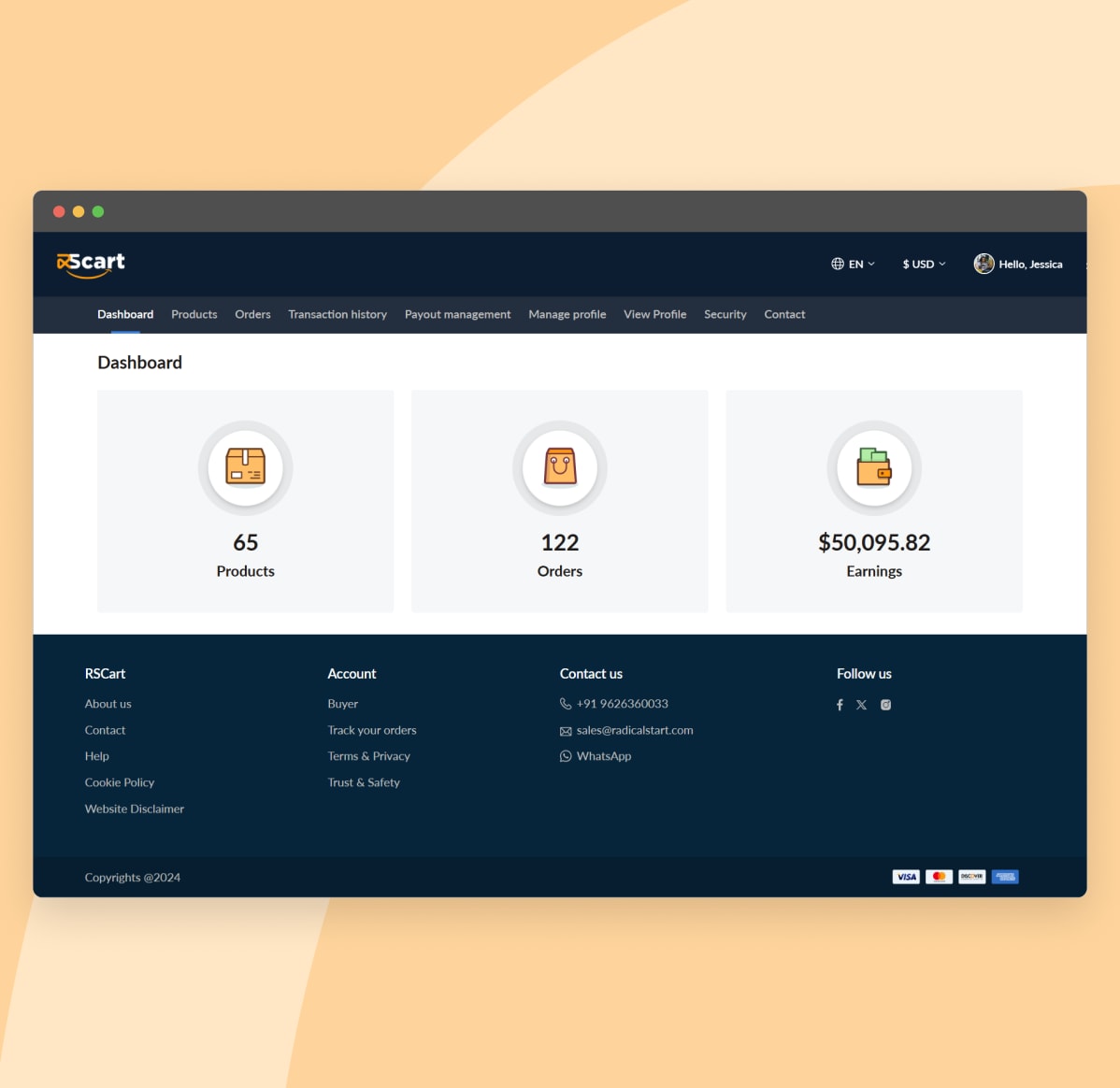 View the dashboard