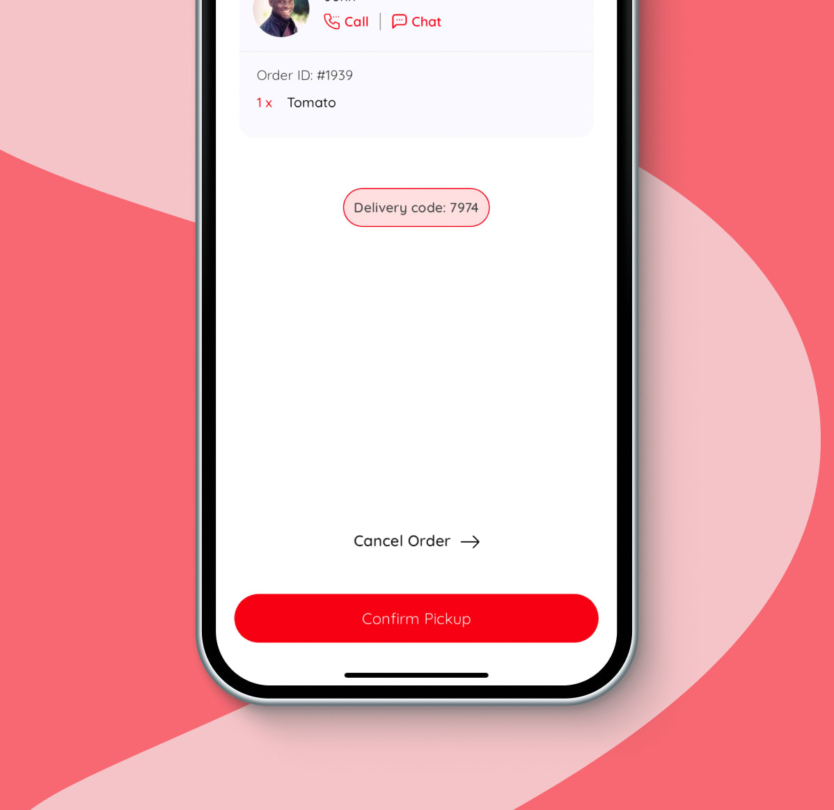 Cancel the delivery request