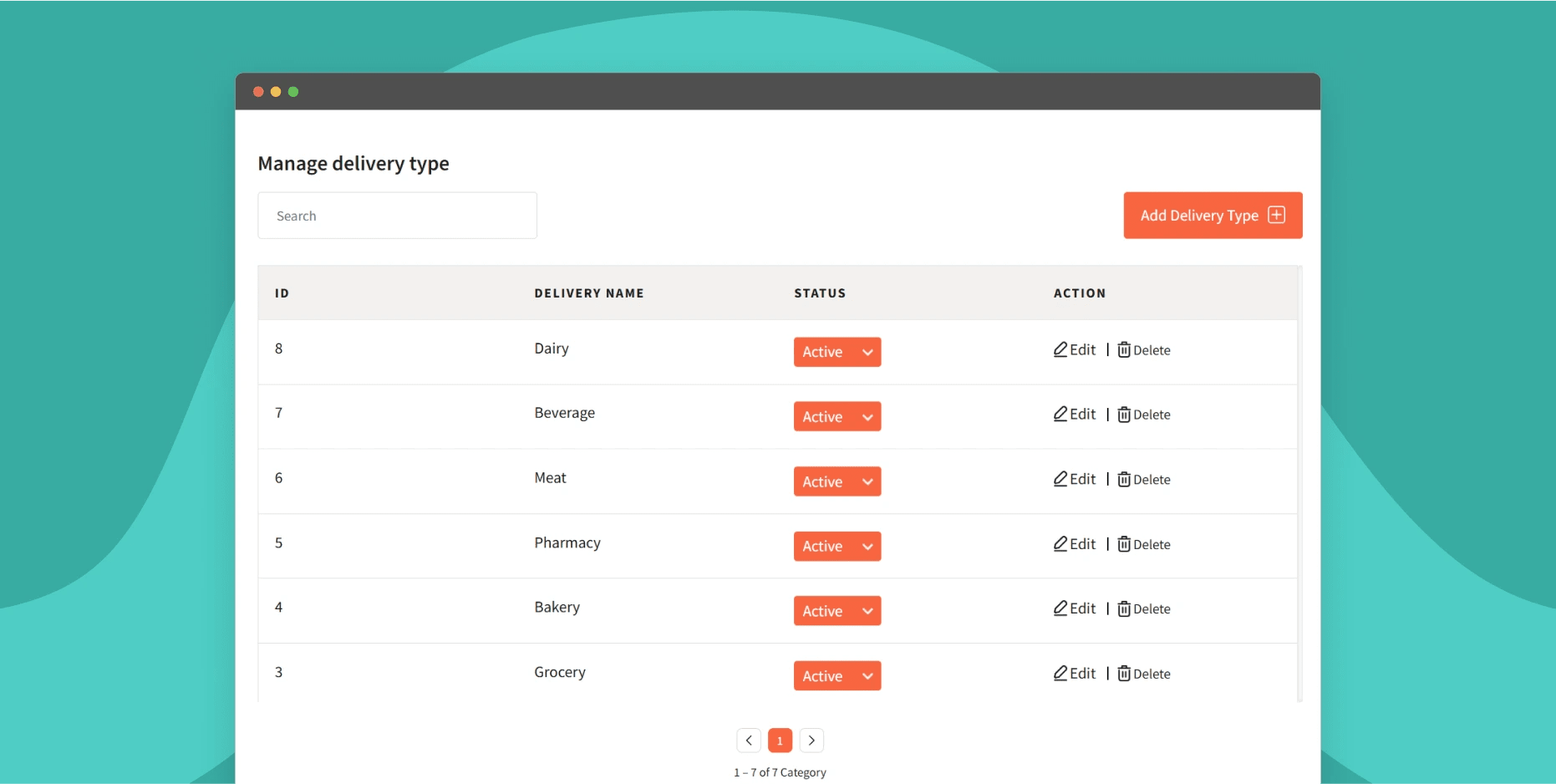 Set up service fee