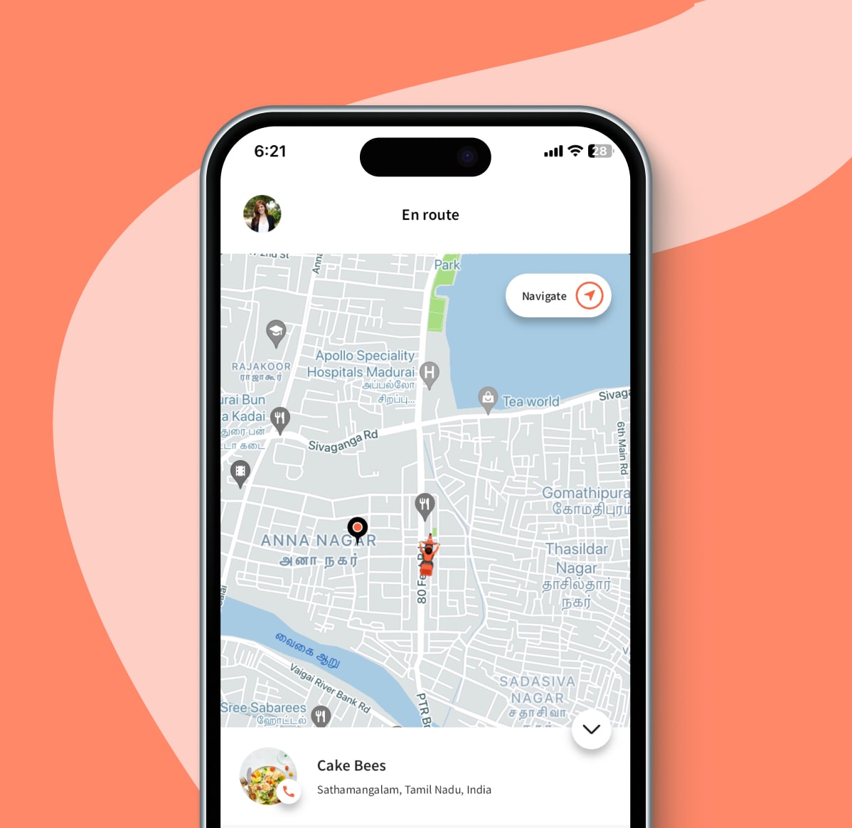 Navigate to order locations