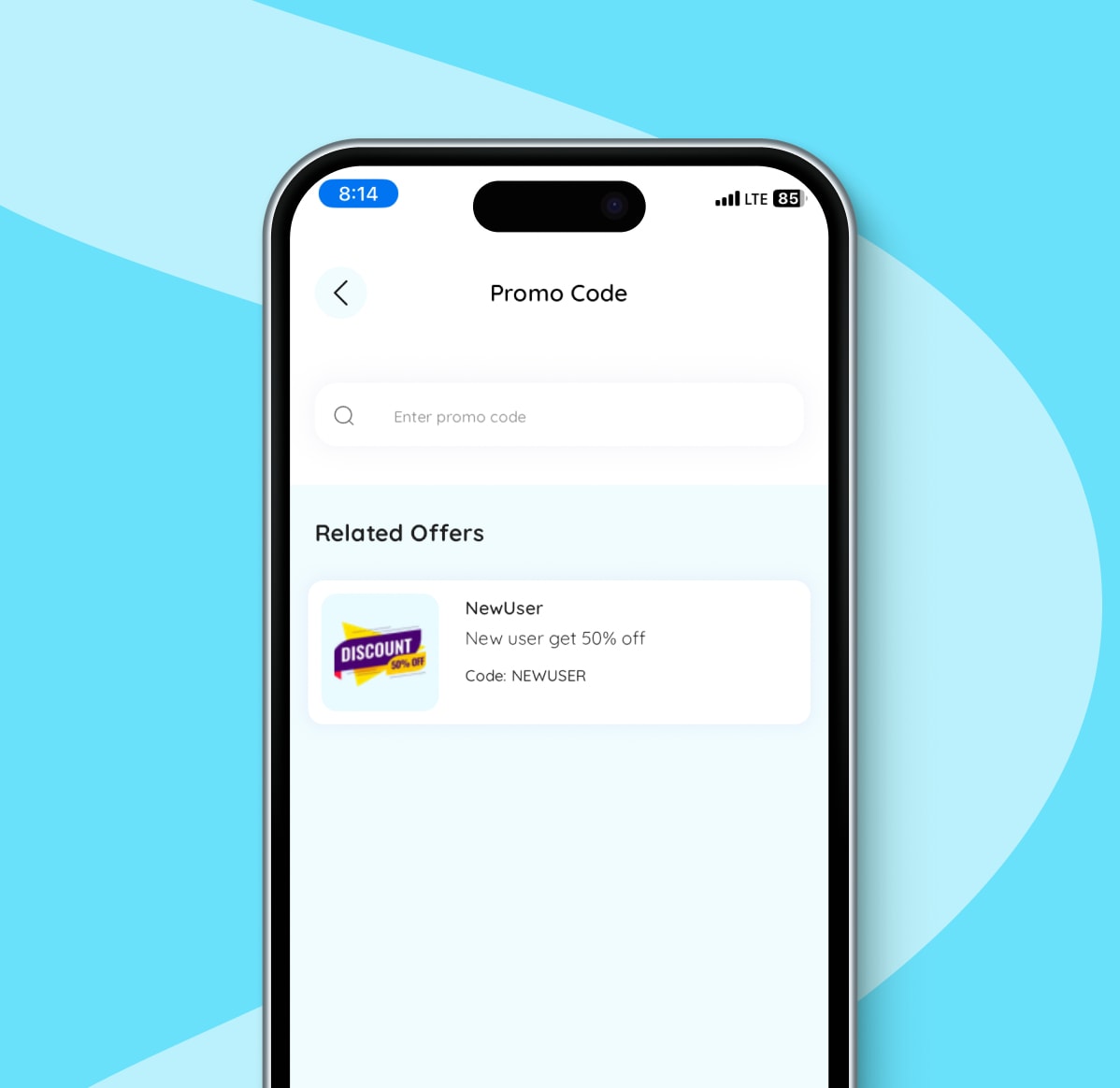 Apply promo codes