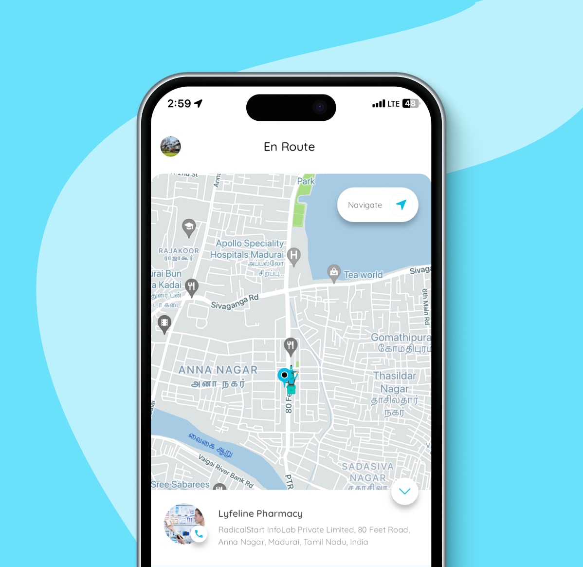 Navigate to order locations