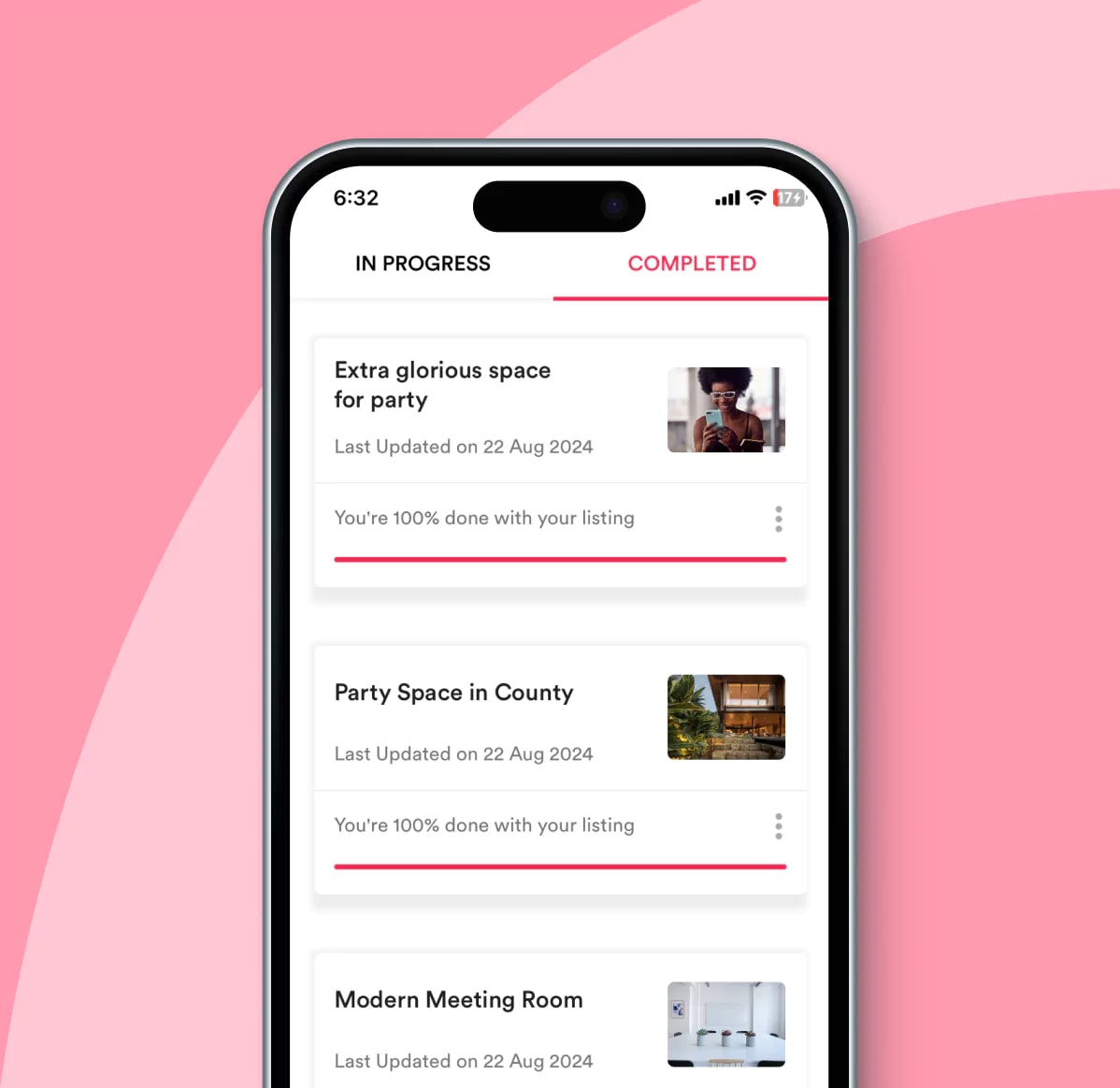 Manage all listings
