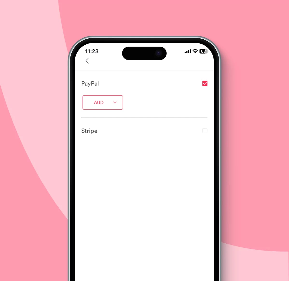 Choose payment method