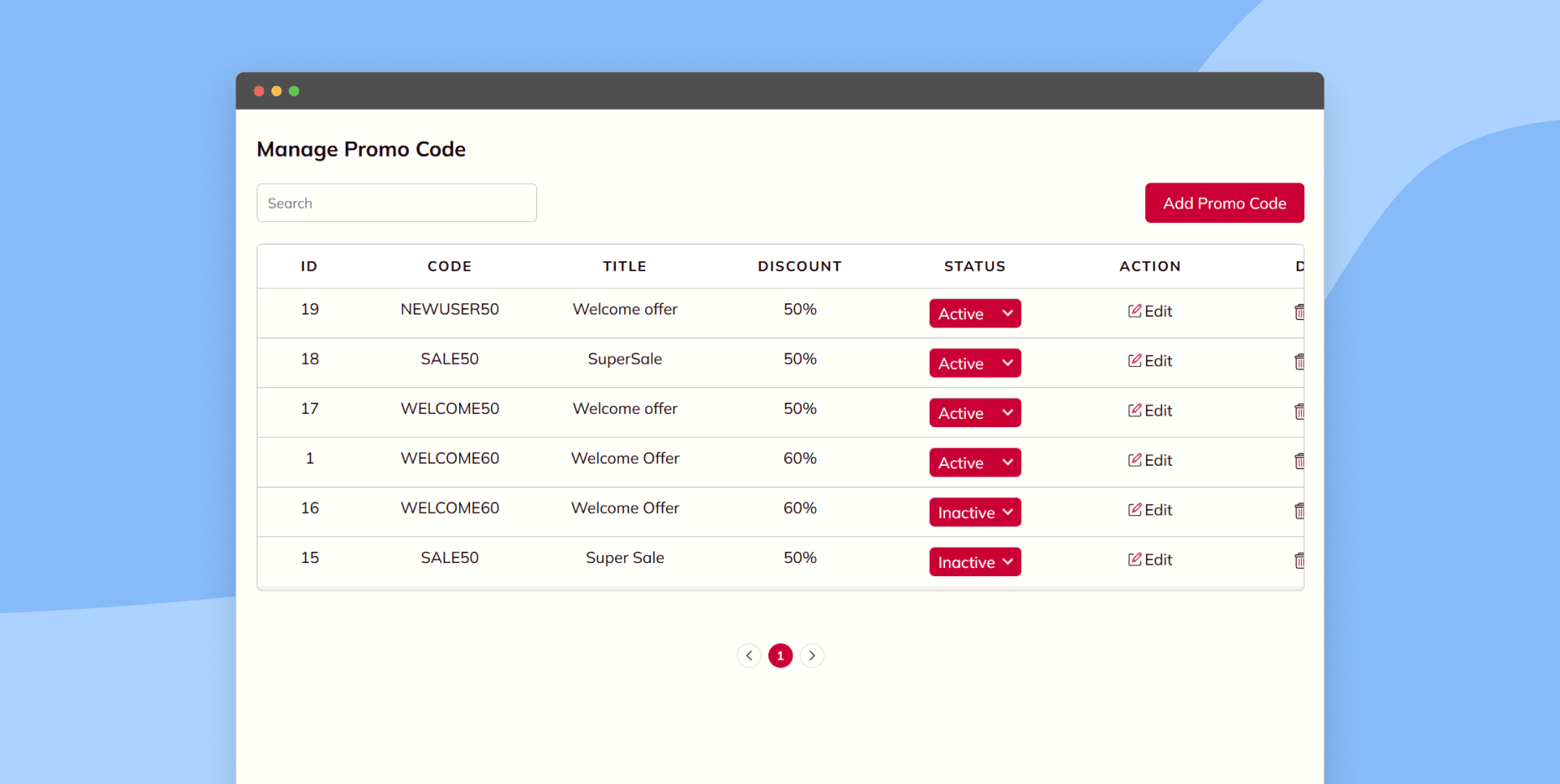Set up promo codes