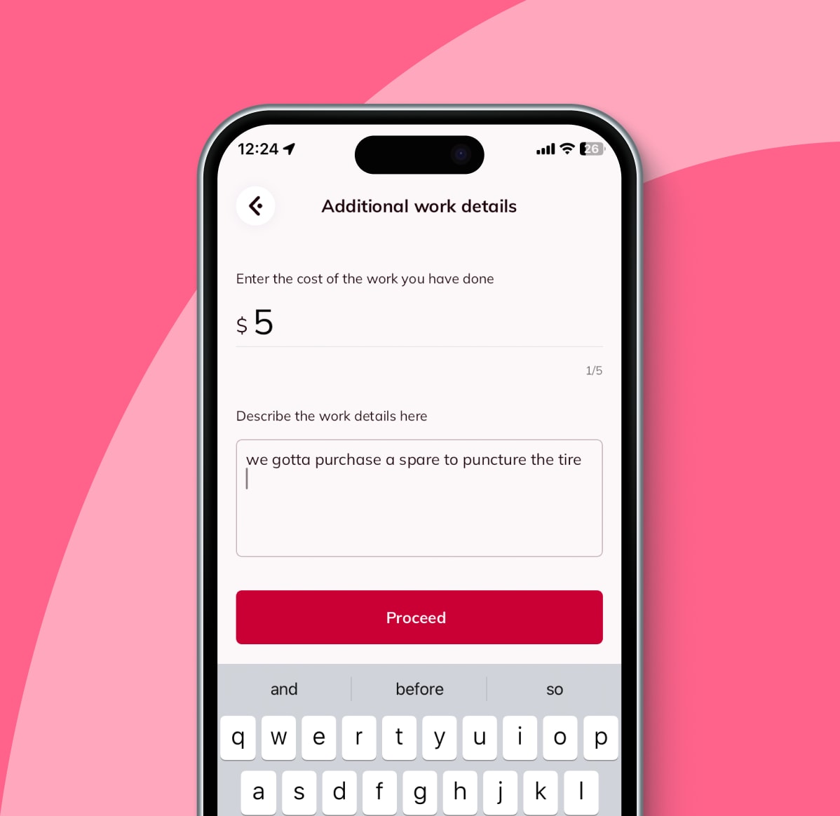 Request additional fare