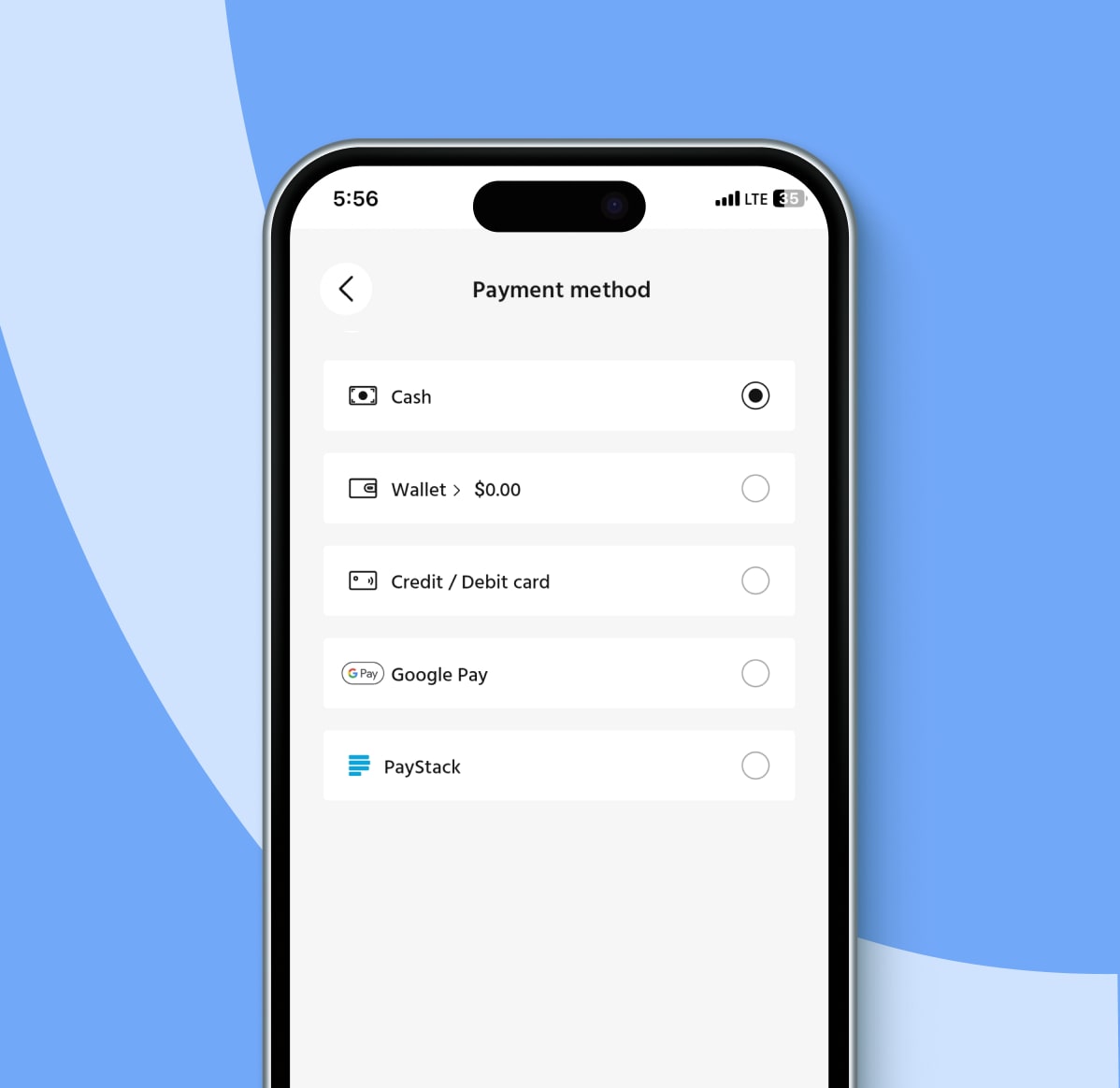 Use multiple payment options