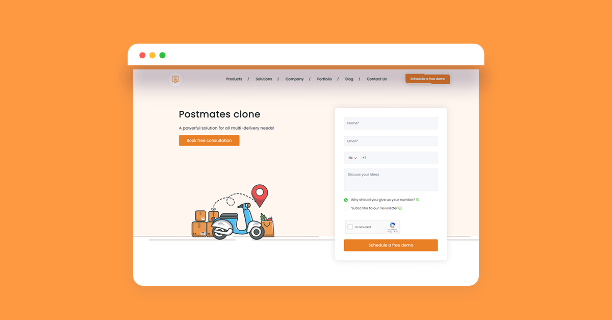Postmates clone Allinone Delivery Solution